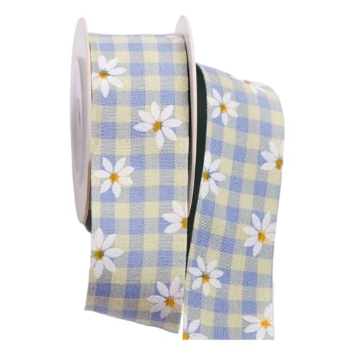 KJBDQQH Schleife 15 Yards Satinband for DIY-Bogen-Kopfbedeckungsmaterialien, Kuchenbox, Blumen, Verpackung, Hut, Nähen, Dekorzubehör(Light Blue,38mm) von KJBDQQH