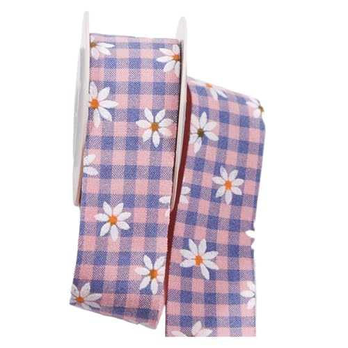 KJBDQQH Schleife 15 Yards Satinband for DIY-Bogen-Kopfbedeckungsmaterialien, Kuchenbox, Blumen, Verpackung, Hut, Nähen, Dekorzubehör(Pink,38mm) von KJBDQQH