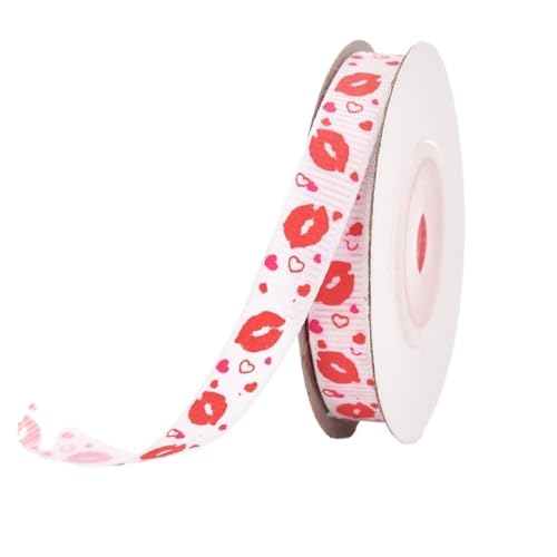 KJBDQQH Schleife 20 Yards 1 cm Polyester Grosgrain Satinband Blumenstrauß Kuchen Box Geschenkband Valentinstag Verpackung Zubehör Schleife(A04-width 1cm) von KJBDQQH