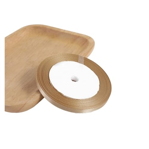 KJBDQQH Schleife 88 Meter Gold Satinband Schleife Basteln Wickelband Hochzeit Band Nähen Kleidung Party DIY Basteln Kuchen Schleife Geschenkband(0.6cm) von KJBDQQH