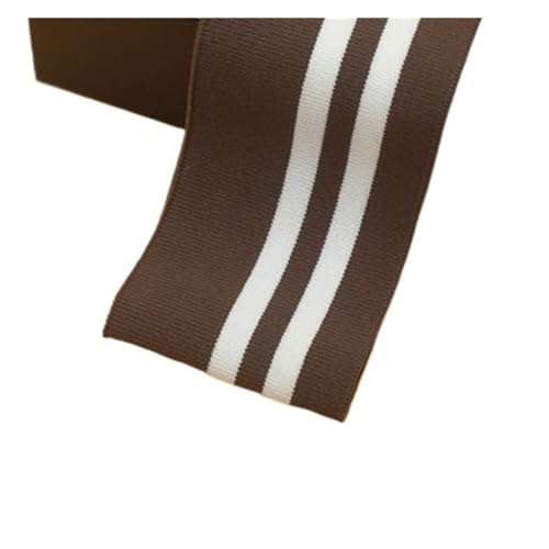 Rippenbündchen Gerippter, gekämmter Regenbogen-Bündchenstoff, gestreift, dehnbar, for Nähen von Basishemden, Strickausschnitt, 7,5 x 85 cm/Stück(Hzrh083) von KJBDQQH