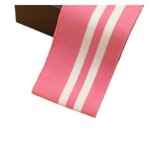 Rippenbündchen Gerippter, gekämmter Regenbogen-Bündchenstoff, gestreift, dehnbar, for Nähen von Basishemden, Strickausschnitt, 7,5 x 85 cm/Stück(Hzrh087) von KJBDQQH