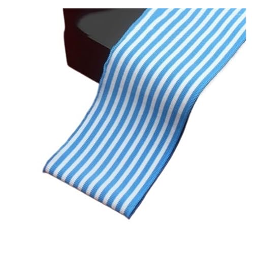 Rippenbündchen Gerippter, gekämmter Regenbogen-Bündchenstoff, gestreift, dehnbar, for Nähen von Basishemden, Strickausschnitt, 7,5 x 85 cm/Stück(Hzrh106) von KJBDQQH