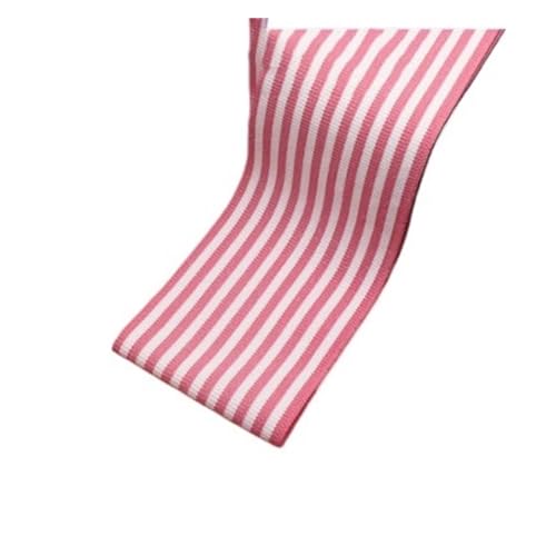 Rippenbündchen Gerippter, gekämmter Regenbogen-Bündchenstoff, gestreift, dehnbar, for Nähen von Basishemden, Strickausschnitt, 7,5 x 85 cm/Stück(Hzrh107) von KJBDQQH