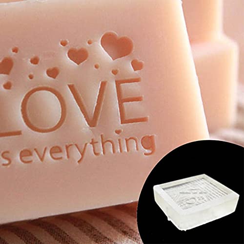 Handgefertigter Seifenstempel zum Valentinstag, Acryl, Herz, Rosenmuster, Kapitel Handgefertigter Seifenstempel zum Valentinstag, Acryl, Herz, Rosenmuster, Kapitel von KJDKNC
