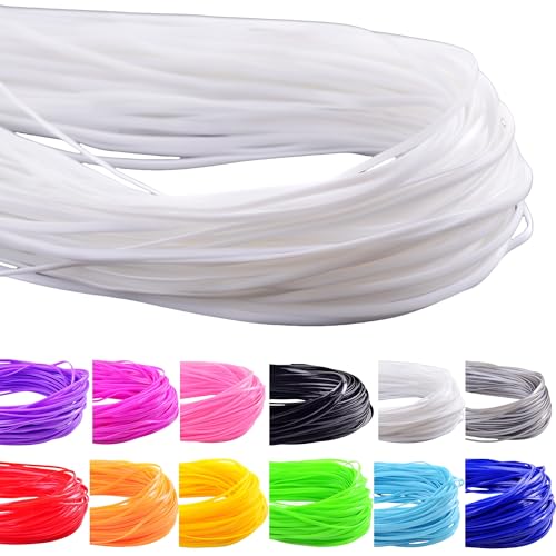Weiße Lanyard-Schnur, 100 Stück, 1 m, Gimpenschnur, Boondoggle-Schnur, Kunststoff-Lanyard-Schnur für Armbandherstellung, Schnürschnur für Schlüsselanhänger, Basteln, DIY Weiße Lanyard-Schnur, 100 Stück, 1 m, Gimpenschnur, Boondoggle-Schnur, Kunststoff-Lanyard-Schnur für Armbandherstellung, Schnürschnur für Schlüsselanhänger, Basteln, DIY von KJML DIY