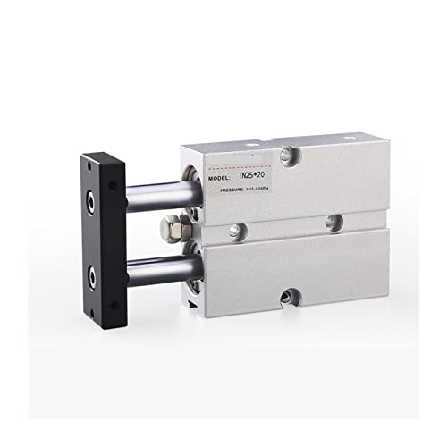 Aluminium -Pneumatikluftzylinder TN/TDA Doppelwellen -Doppelstangenzylinder TN/TDA2 5x15/30/50/75 16 20 25 32(TN25*25) von KJUEQ