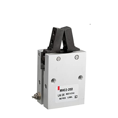 Aluminiumlegierung Parallele Gripper Luftgreifer mechanischer Fingerzylinder MHz2/MHS3/MHC2-6D/1016202530(MHZ2-16D) von KJUEQ