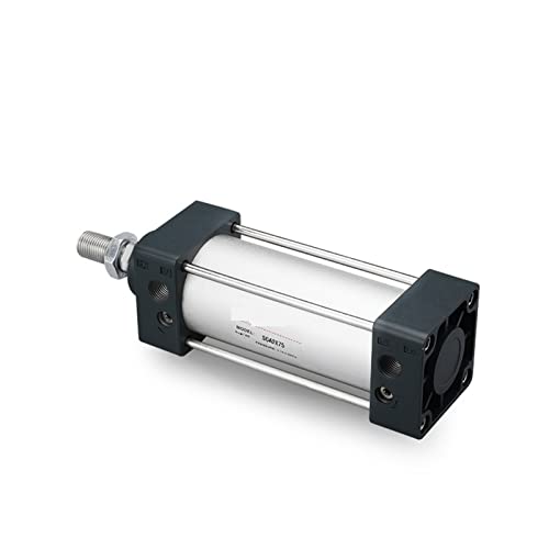 Aluminiumlegierung SC Standardzylinder SC40*25-50-75-100-125-150-175-200-250x300*500 Luftzylinder -Doppelwirkung(SC40*75) von KJUEQ