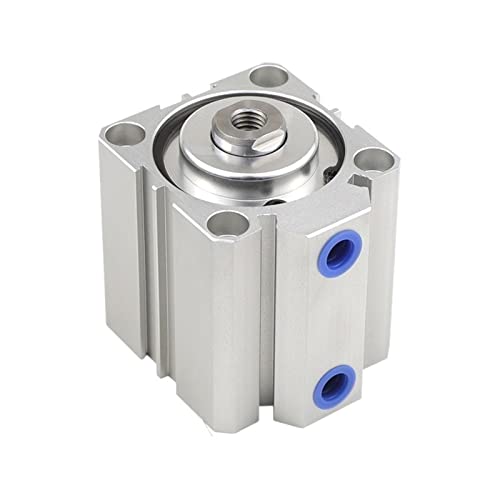 Dünner Zylinder SDA32*5/10/15/20/25/30/40/50/00/60/70/80/9010 Aluminium-Pneumatikluftzylinder doppeltwirksam(SDA32x10-S) von KJUEQ