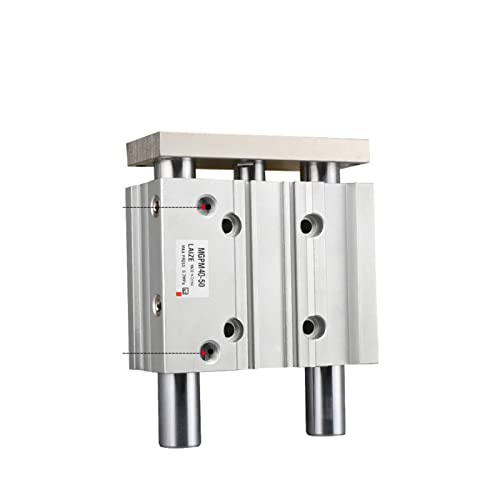 Pneumatische Luftzylinder dünne Drei-Achsen-Drei-Rod Mgpm40 Zylinder mit Führungsstab-10/20/25/30/40/50/75/100/125Z(MGPM40-150) von KJUEQ