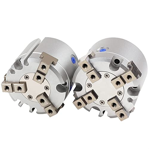 Pneumatischer Greiferzylinder Aluminiumlegierung HFC I/X.Y16 20 25 Pneumatische Zwei-Klauen-Klauen-Klemmzylinder-Pneumatikfingerzylinder(HFCI-32D) von KJUEQ