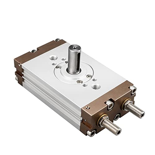 Pneumatischer Luftzylinder mit doppelwirkender Aluminium CDRQ2BS10/15/20/30/40 Dünne Drehschulenzylinder dreht sich um 90 Grad 180 Grad(CDRQ2BS10-90) von KJUEQ