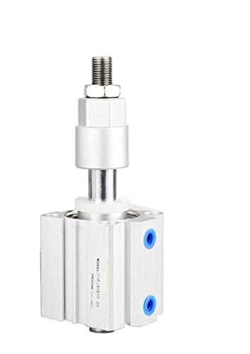 Zylinder pneumatischer großer großer Schub dünner, einstellbarer Schlaganfall Sdaj25/sdaj32/sdaj40 Aluminium -Pneumatikluftzylinder(SDAJ40*50-30) von KJUEQ