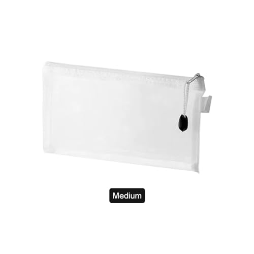 A4/A5/A6 Netz-Reißverschlusstasche, Dokumententasche, staubdicht, mit Reißverschluss, Aktenordner, Schule, Bürobedarf, Federmäppchen, Kosmetik-Make-up-Taschen(Medium A5) von KJUUQBZL