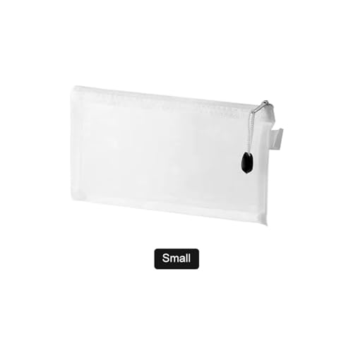 A4/A5/A6 Netz-Reißverschlusstasche, Dokumententasche, staubdicht, mit Reißverschluss, Aktenordner, Schule, Bürobedarf, Federmäppchen, Kosmetik-Make-up-Taschen(Small A6) von KJUUQBZL