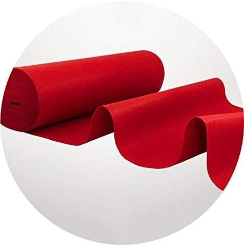KJoBDwz Gangläufer-Teppich for Hochzeiten, Zubehör, Partyzubehör, Einweg-Langrollen-roter Teppich Dekorativer Teppich(1.2x10m) von KJoBDwz