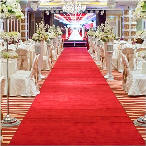 KJoBDwz Gangläufer for Hochzeiten, lichtbeständige Party-Dekoration for den Innenbereich, reißfester, schneidbarer Aktivitätsteppich for Partys im Freien Dekorativer Teppich(1.2x50m) von KJoBDwz