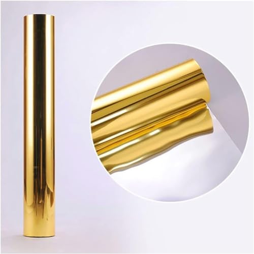 KJoBDwz Hochzeits-Gangläufer, reißfeste, verspiegelte Party-Dekoration for den Innenbereich, Bankett-Hintergründe, Aktivitäts-Einweg-Teppich Dekorativer Teppich(Gold,0.12mm-1.2x10m) von KJoBDwz