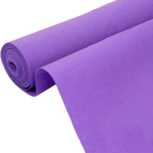 KJoBDwz Hochzeitsgangläufer, Rutschfester Indoor-Party-Vlies-Ausstellungsteppich, zuschneidbarer Feier-Laufsteg-Teppich Dekorativer Teppich(1.5x30m) von KJoBDwz