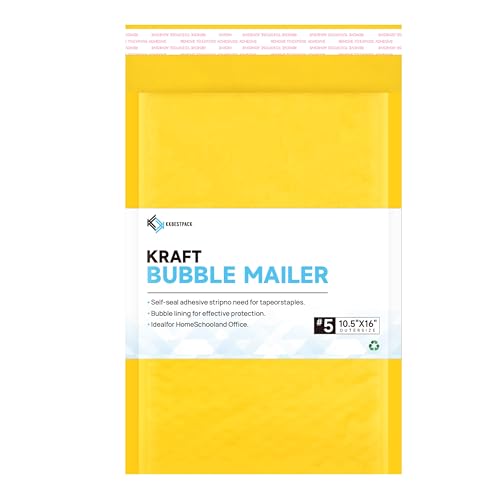 Kkbestpack Luftpolster-Versandtaschen, selbstklebend, 26,7 x 40,6 cm, 100 Stück Kkbestpack Luftpolster-Versandtaschen, selbstklebend, 26,7 x 40,6 cm, 100 Stück von KKBESTPACK