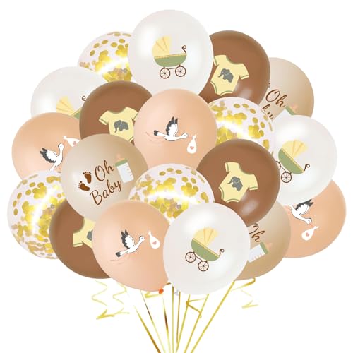 33 Stück Willkommen Zuhause Baby Luftballons, Storch Geburt für Draussen, Welcome Home Baby Deko für Mädchen Junge, Baby Party Dekoration 33 Stück Willkommen Zuhause Baby Luftballons, Storch Geburt für Draussen, Welcome Home Baby Deko für Mädchen Junge, Baby Party Dekoration von KKSJK
