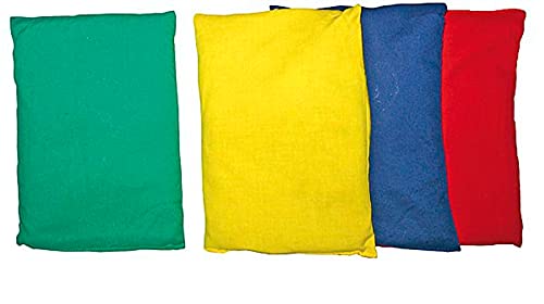 KL-Toys 4 große Bohnensäckchen / 1 x rot, 1 x blau, 1 x gelb, 1 x grün / Größe: 200 x 150 x 20 mm / Material: 100% Baumwolle + Kunststoffgranulat KL-Toys 4 große Bohnensäckchen / 1 x rot, 1 x blau, 1 x gelb, 1 x grün / Größe: 200 x 150 x 20 mm / Material: 100% Baumwolle + Kunststoffgranulat von KL-Toys