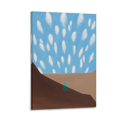 KLAGCBDF Georgia O Keeffe In The Patio VIII HD Spray Oil Paintings Home & Commercial Canvas Wall Art Artworks Picture Print Poster von KLAGCBDF
