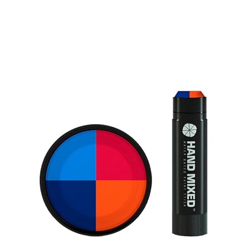 KLAMOTTEN STORE Handmixed Marker für Kunst - Vierfarbig - Wachsstift auf Wasserbasis - deckt auf allen Oberflächen - schnelltrocknend (Hannibal) von KLAMOTTEN STORE