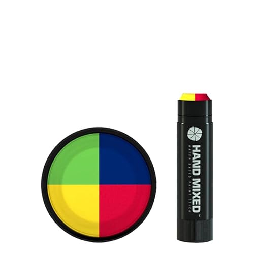 KLAMOTTEN STORE Handmixed Marker - Vierfarbig - Wachsstift auf Wasserbasis - schnelltrocknend - für kreative Aktivitäten (Karibik) von KLAMOTTEN STORE