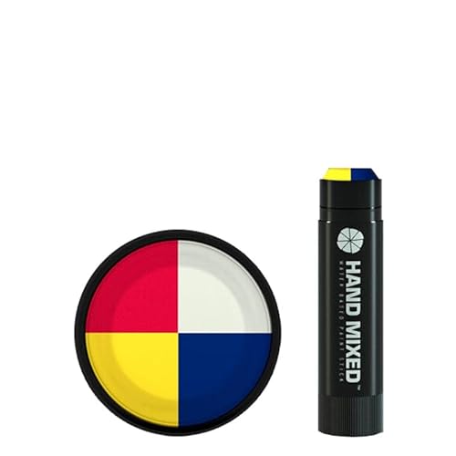 KLAMOTTEN STORE Handmixed Marker - Vierfarbig - Wachsstift - schnelltrocknend (Mondrain) von KLAMOTTEN STORE