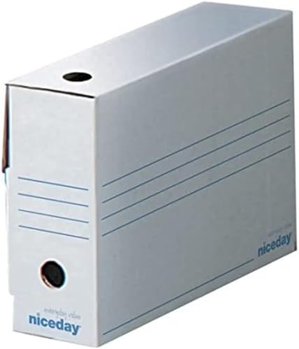 Archiven, weiß, geschrieben in Blau, 335 x 100 x 245 mm, 10 Stück von KLASMANN