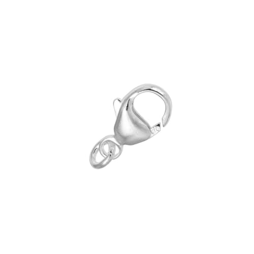 Schmuckkarabiner Silber 925 in 9/11/13 mm Kettenverschluss Karabiner Haken (13 mm) von KLASSENCARAT