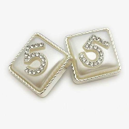 KLDGQ 10 Stück 15/17/23 mm quadratischer Buchstabe 5 Metall-Strassknöpfe zum Nähen, Strass-Ösenknopf, Strassknöpfe für Strickjacken KLDGQ 10 Stück 15/17/23 mm quadratischer Buchstabe 5 Metall-Strassknöpfe zum Nähen, Strass-Ösenknopf, Strassknöpfe für Strickjacken von KLDGQ