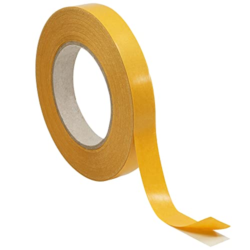 KLEBASTO Doppelseitiges Klebeband | Handreißbar | dünnes Universalklebeband | Doppelklebeband für Papier, Metall, Kunststoff, Pappe, Holz etc. (38 mm x 50 m) von KLEBASTO