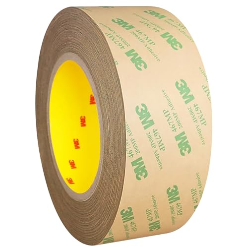 3M 467 MP | Doppelseitiges Klebeband | Extra dünn | Stark klebend / 50 mm x 55 m von KLEBESHOP24