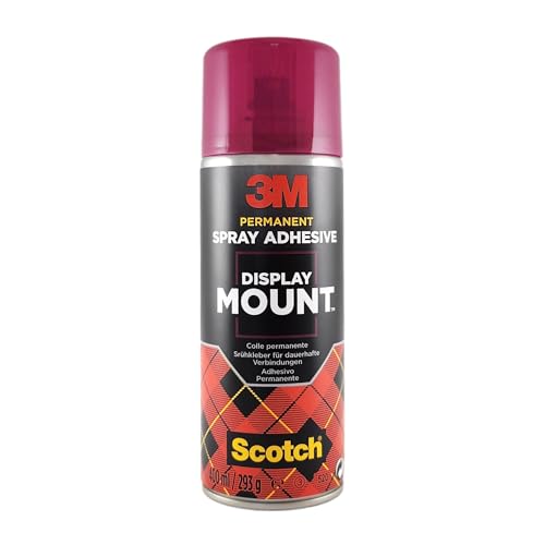 3M Scotch Display Mount Adhesive Spray | Sprühkleber | Mehrzweckklebstoff | permanent | 400 ml von KLEBESHOP24