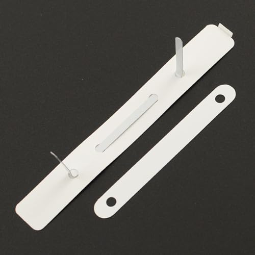 Abheftmechaniken selbstklebend | 3-teilig 150 x 20 mm, weiß | 20, 100 oder 500 Stück | Heftstreifen zum Kleben | Abheftstreifen für Mappen, Akten & Ordner / 1000 Stück Abheftmechaniken selbstklebend | 3-teilig 150 x 20 mm, weiß | 20, 100 oder 500 Stück | Heftstreifen zum Kleben | Abheftstreifen für Mappen, Akten & Ordner / 1000 Stück von KLEBESHOP24