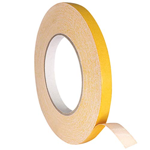 KLEBESHOP24 Doppelseitiges Klebeband aus Gewebe | Gewebeklebeband | Weiß | Hohe Soforthaftung | Für Fixierungen & Verklebungen | 11 mm x 25 m KLEBESHOP24 Doppelseitiges Klebeband aus Gewebe | Gewebeklebeband | Weiß | Hohe Soforthaftung | Für Fixierungen & Verklebungen | 11 mm x 25 m von KLEBESHOP24