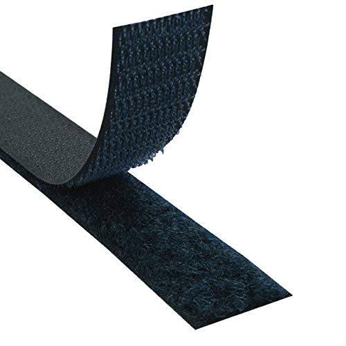 Klebeshop24 KLETTBAND ZUM NÄHEN | SET HAKEN + FLAUSCH | Navy, 20 mm x 25 m (andere Größen & Farben auf Artikelseite wählbar) von KLEBESHOP24