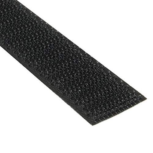 KLETTBAND SELBSTKLEBEND | Haken- oder Flauschband | Farbe, Breite, Länge wählbar/Hakenband, schwarz, 30 mm x 3 m von KLEBESHOP24