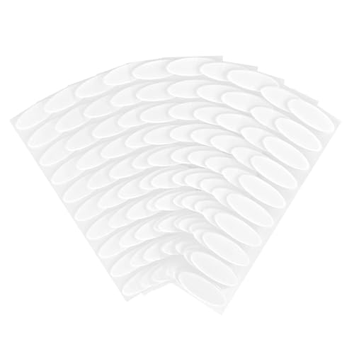 KLETTPUNKTE SELBSTKLEBEND | Klett zum Kleben, oval/Weiß 100 Stück von KLEBESHOP24