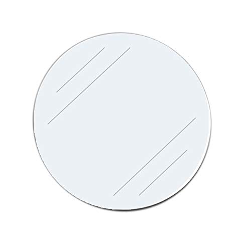 Klebeetiketten selbstklebend | Transparent | Durchmesser & Menge wählbar | Einseitige Klebepunkte | Verschlusspunkte / 40 mm 100 Stück von KLEBESHOP24