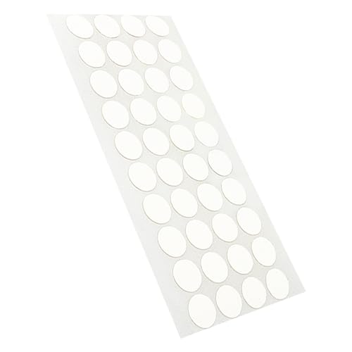 Klebepunkte farbig | PE-beschichtete Markierungspunkte | Farbe, Menge & Durchmesser wählbar | Bunte Klebepunkte (Weiß, Ø 15 mm, 100 Stück) von KLEBESHOP24