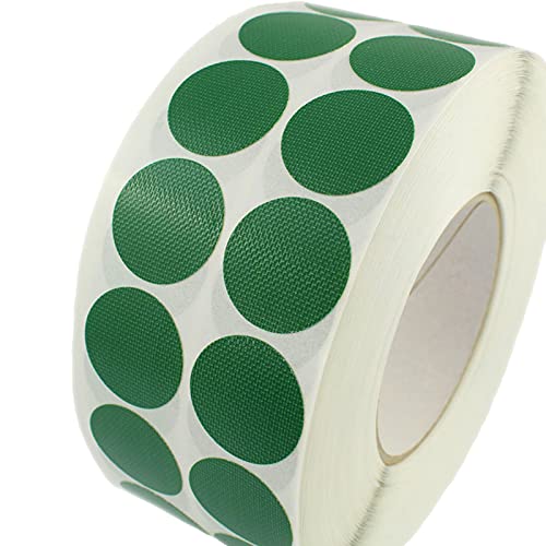 Klebepunkte farbig | PE-beschichtete Markierungspunkte | Farbe, Menge & Durchmesser wählbar | Bunte Klebepunkte (Grün, Ø 30 mm, 2500 Stück) von KLEBESHOP24