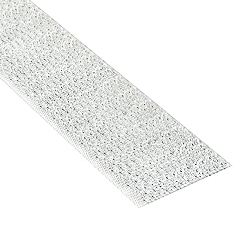 Klebeshop24 HAKENBAND SELBSTKLEBEND für Außenbereich | 20 mm x 3 m weiß | Mit Acrylat-Klebstoff | Hitzebeständig | UV-beständig von KLEBESHOP24