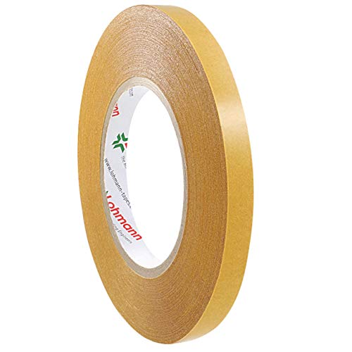 Lohmann Duplocoll 268 | Doppelklebeband | Breite wählbar | Extra starke Anfangshaftung | Klebeband für PE, PP, Gummi, PVC etc. | Handreißbar | Wasserbeständig | Vielseitig einsetzbar / 15 mm x 50 m von KLEBESHOP24
