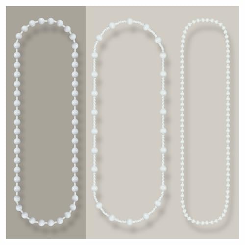 KLEMMFLEX Endloskette für Rollo mit Kettenzug, Ersatz Bedienkette, Rollokette, Bedienlänge: 150 cm, Farbe: Weiß, 4,5 x 6 mm, Kette für Jalousie, Raffrollo, Lamellenvorhang, Doppelrollo KLEMMFLEX Endloskette für Rollo mit Kettenzug, Ersatz Bedienkette, Rollokette, Bedienlänge: 150 cm, Farbe: Weiß, 4,5 x 6 mm, Kette für Jalousie, Raffrollo, Lamellenvorhang, Doppelrollo von KLEMMFLEX