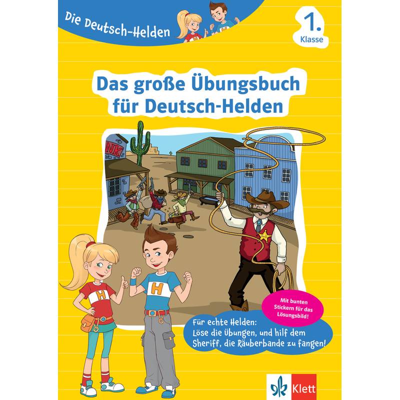 Das Große Übungsbuch Für Deutsch-Helden 1. Klasse, Kartoniert (TB) von KLETT LERNTRAINING