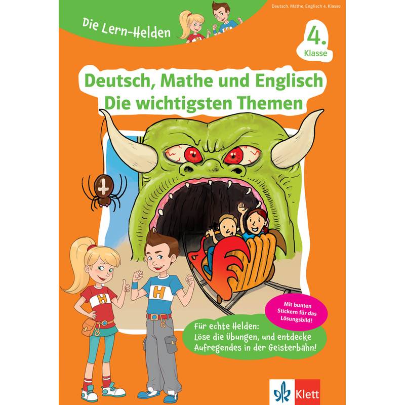 Die Lern-Helden / Klett Deutsch, Mathe Und Englisch Die Wichtigsten Themen 4. Klasse, Geheftet von KLETT LERNTRAINING